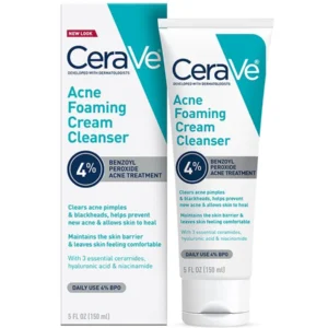 CERAVE ACNE FOAMING CREAM CLEANSER 1